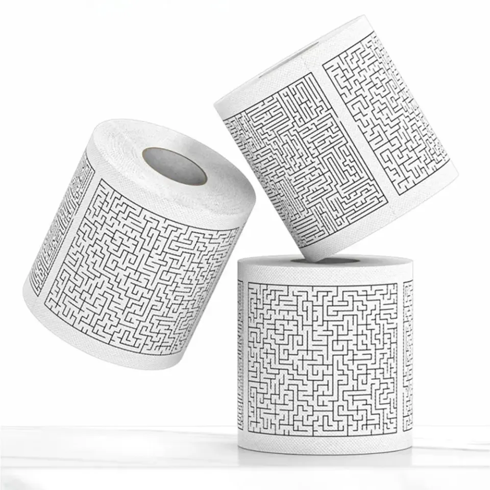 Addy Depot papier toilette labyrinthe imprimé