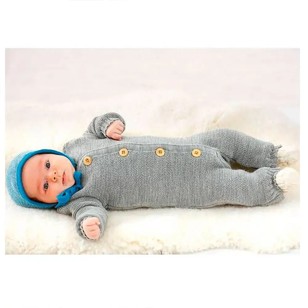 Disana combinaison laine mérinos tricotée bébé