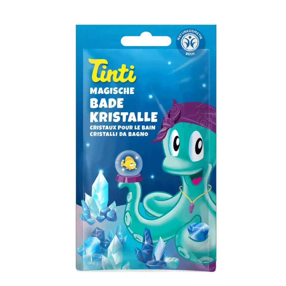 Tinti Cristaux Magiques bain coloré bleu fruits rouges