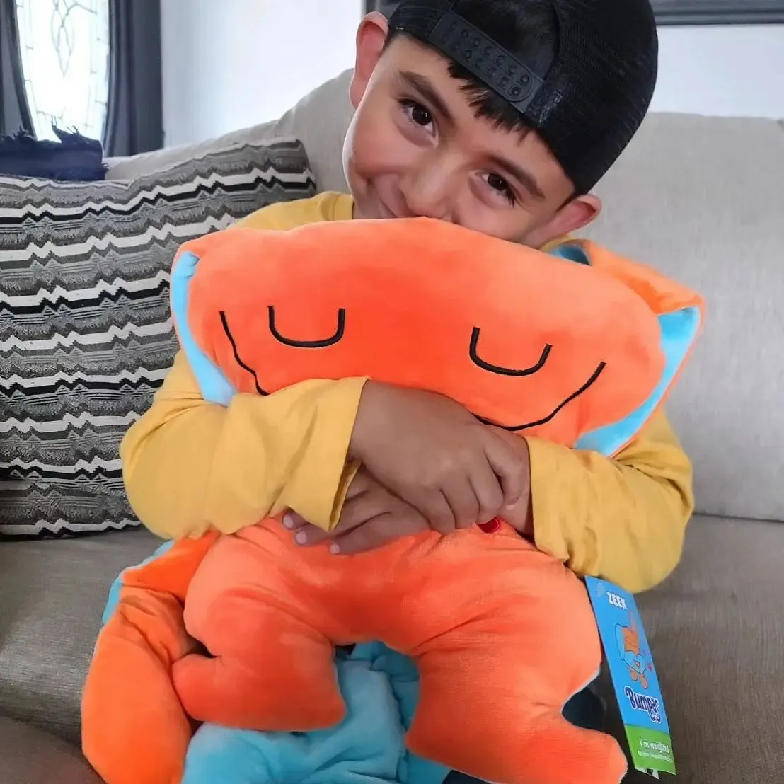 Bumpas Zeek peluche sensorielle lestée bras longs