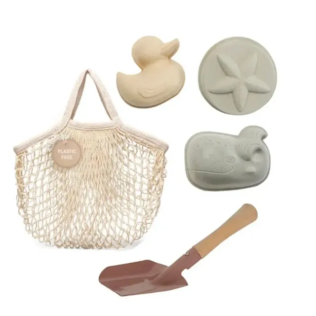 Hevea coffret plage caoutchouc naturel 3 moules
