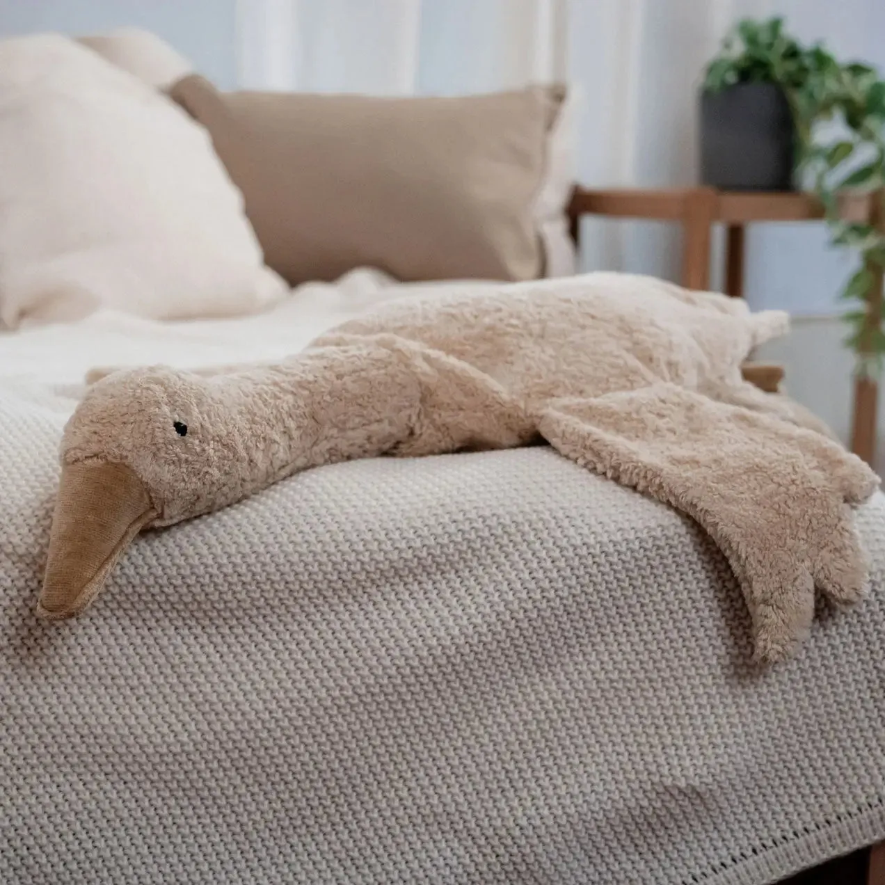 LiliNappy Senger Naturwelt Grande oie doudou bouillotte coton bio