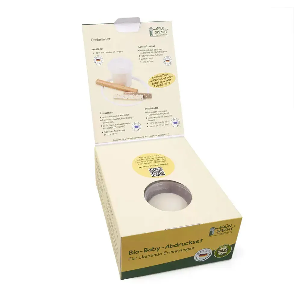 Grünspecht kit moulage bio main pied bébé