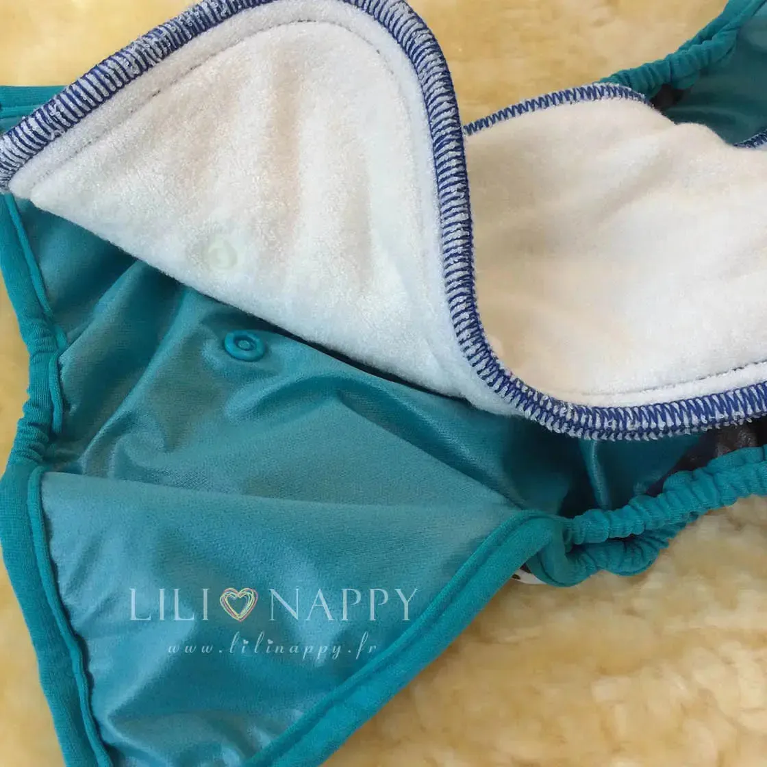 Best Bottom insert lavable microfibre L 7-18 kg bleu