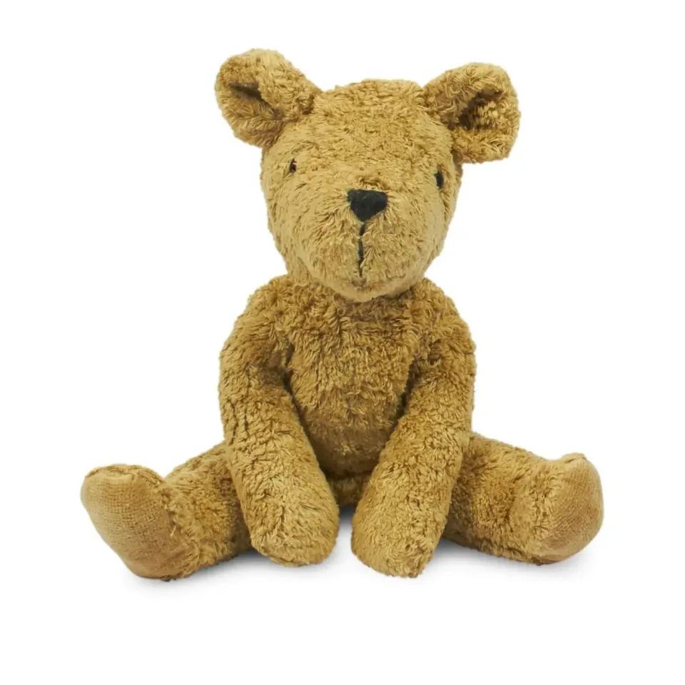 Senger Naturwelt petit ours beige doudou en coton bio GOTS