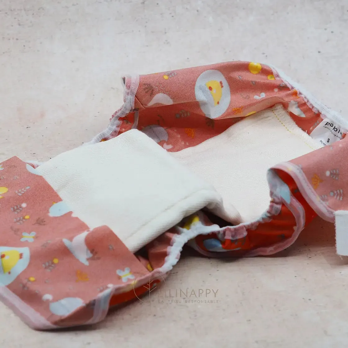 LiliNappy Xkko langes prépliés 6 pièces en coton bio