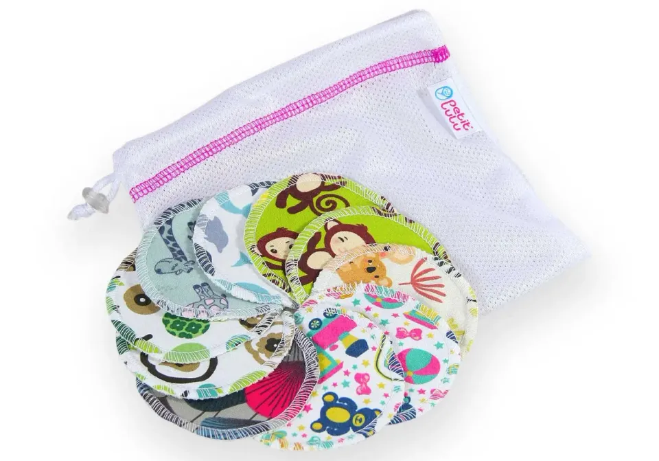 Petit Lulu lot 10 lingettes démaquillantes lavables + filet