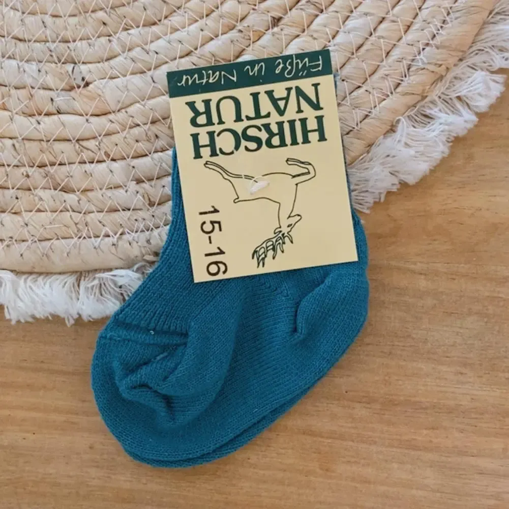 Hirsch Natur chaussettes laine coton bio enfant