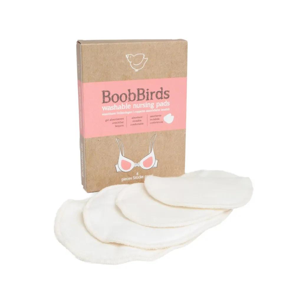 BoobBirds Coussinets d’allaitement lavables bambou