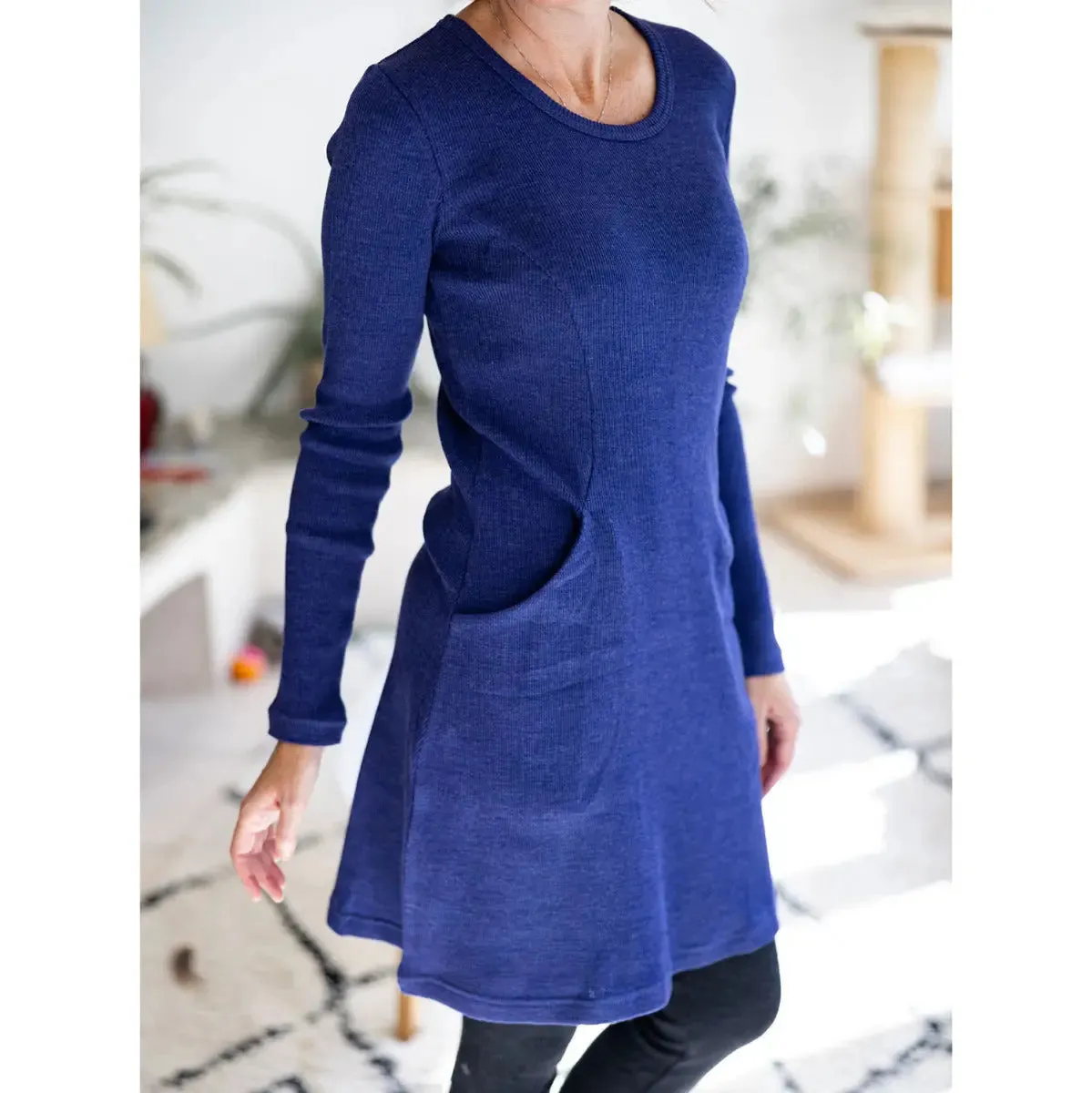 MaM Saaga robe tunique laine mérinos femme