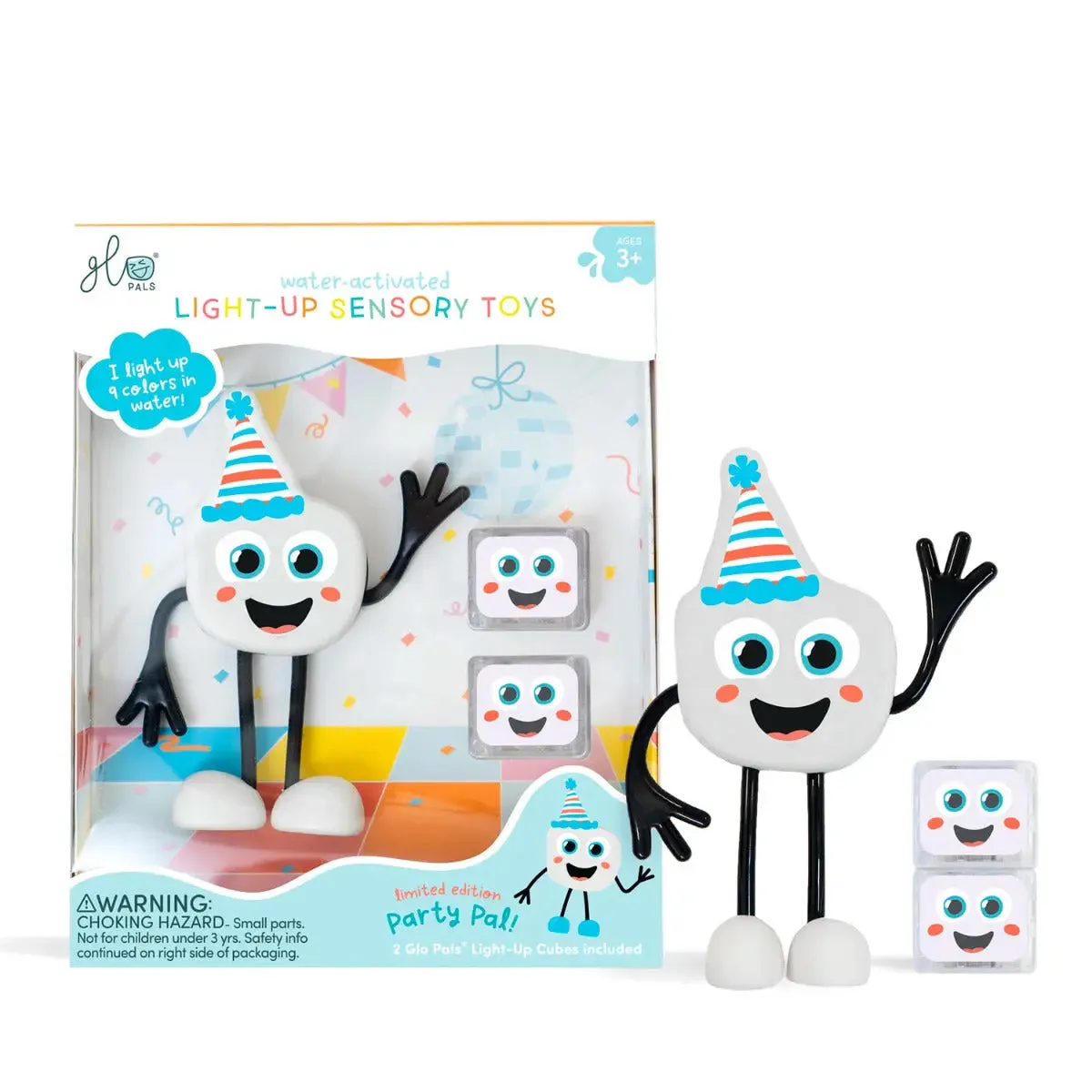 Glo Pals jouet bain lumineux sensoriel avec cubes