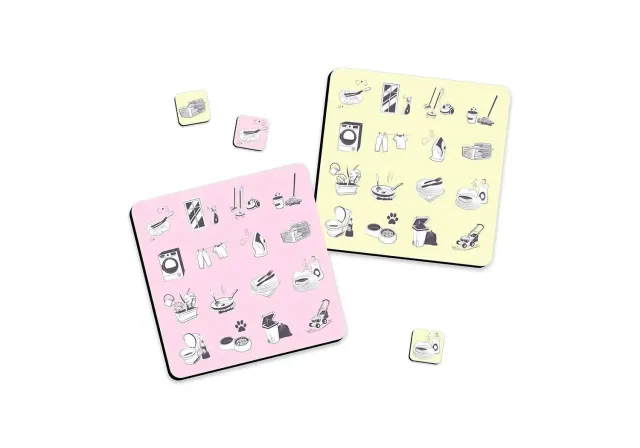 L'Atelier Gigogne Petites missions pack 32 magnets