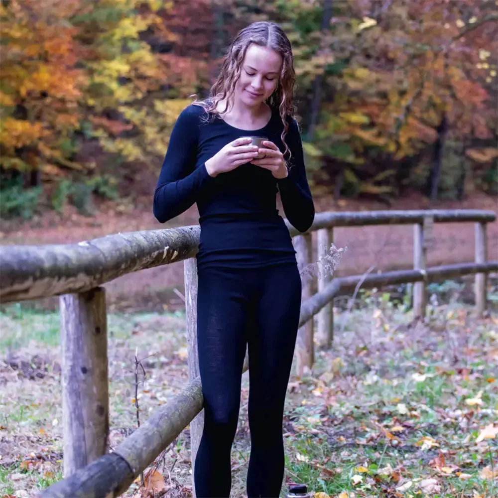 Cosilana leggings femme laine et soie seconde peau