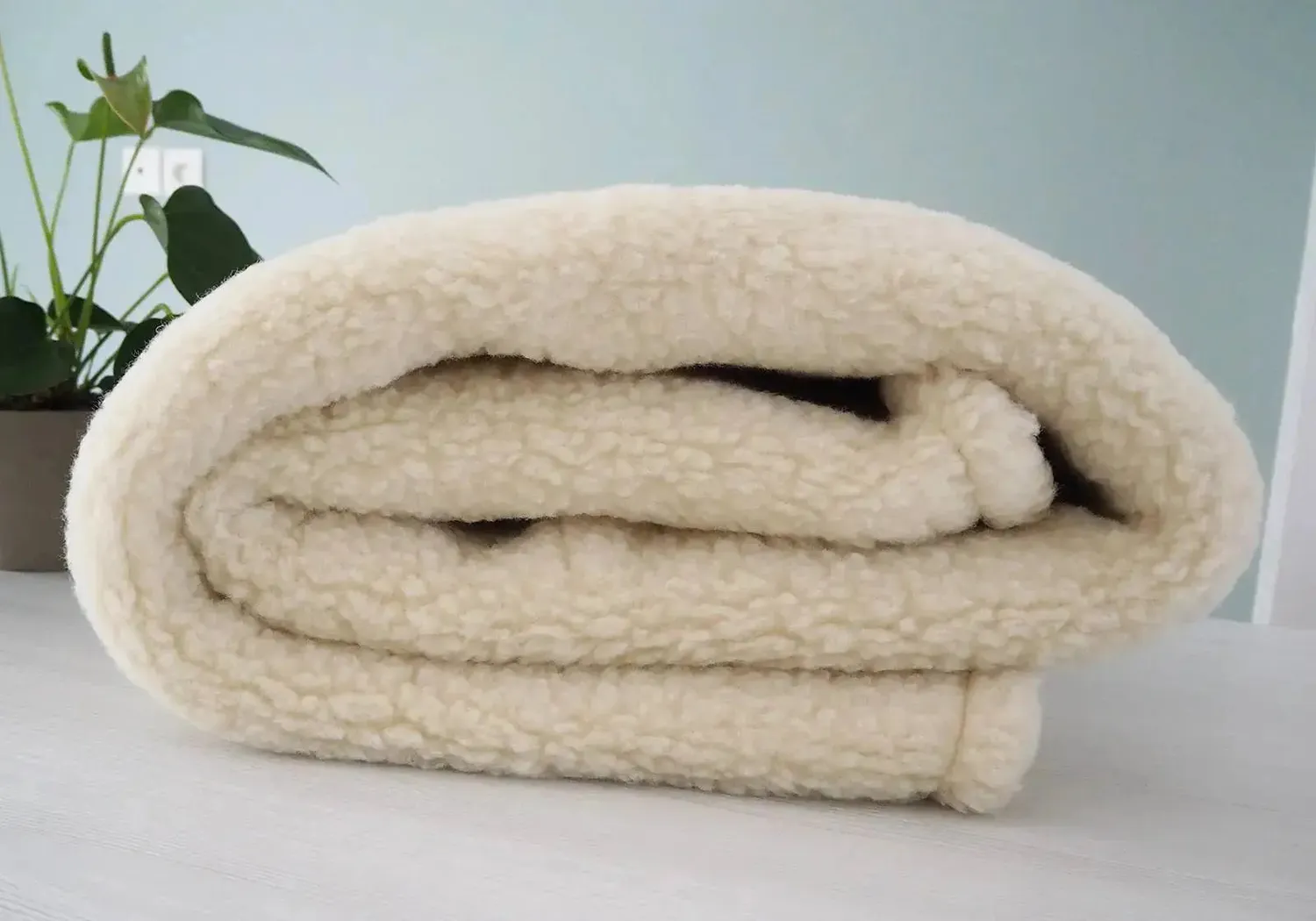 Saling Couverture pure laine vierge