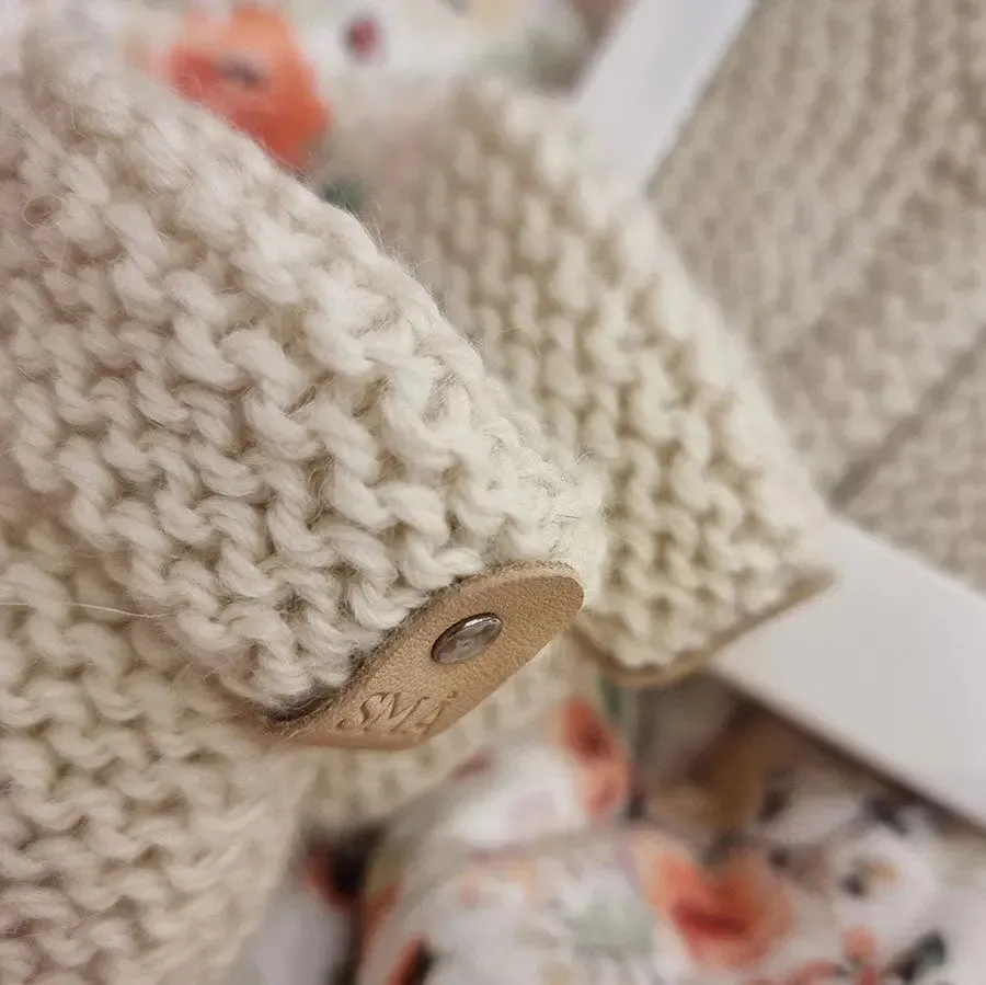 SMA Chaussons tricotés bébé laine