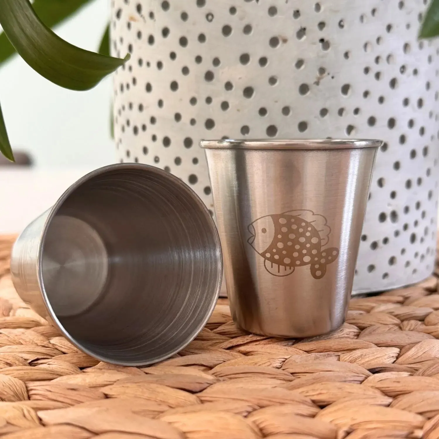 Joli Monde Mini timbale inox bébé