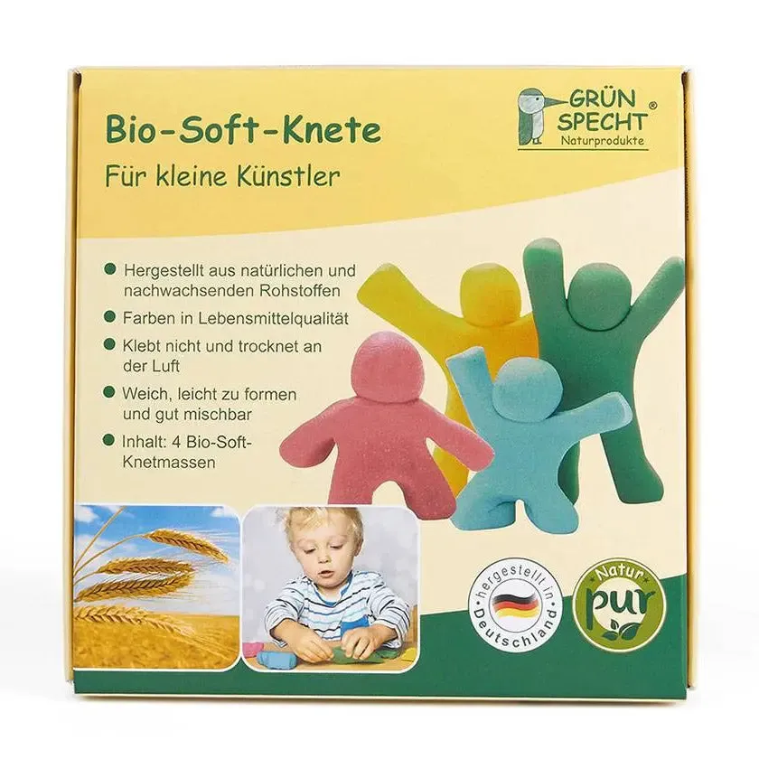Grünspecht pâte à modeler écologique 4 pots végétale