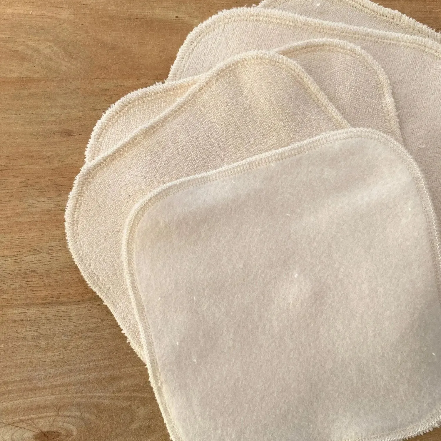 Pitigaïa lingettes lavables coton bio double-face