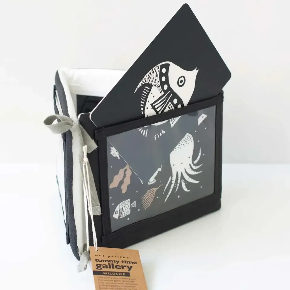 Wee Gallery support en coton bio pour cartes contrastées