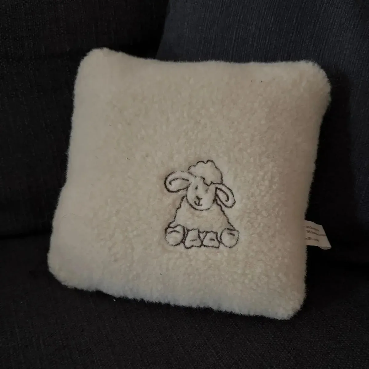 Lil Inappy Sassoupi coussin mouton laine vierge 25x25 cm