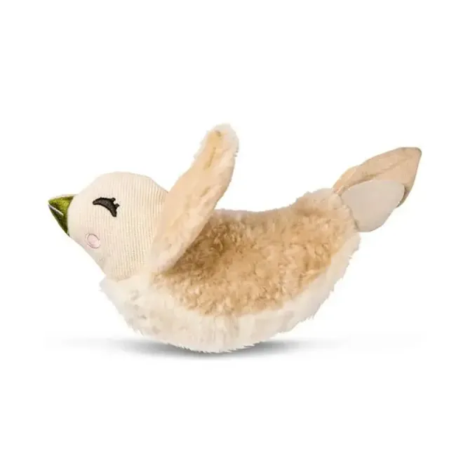 Fellhof oiseau crépitant doudou à câliner 24 cm