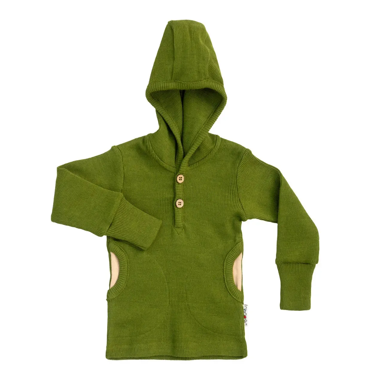 ManyMonths Henley sweat capuche laine mérinos
