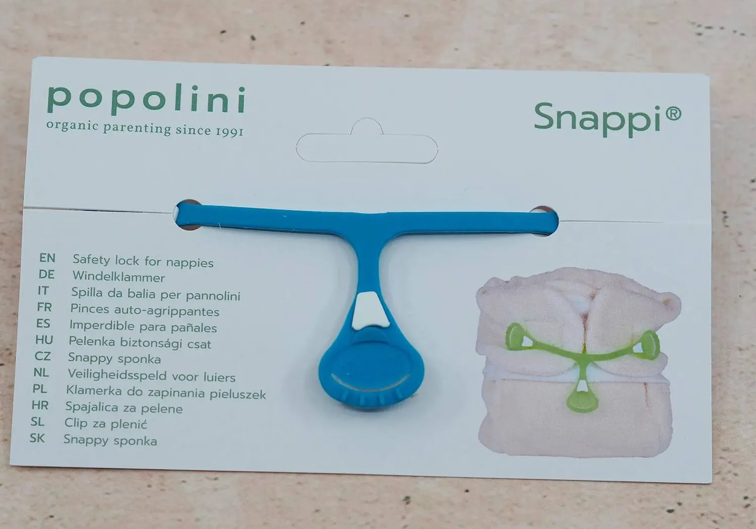 Snappi attache lange caoutchouc sécurité