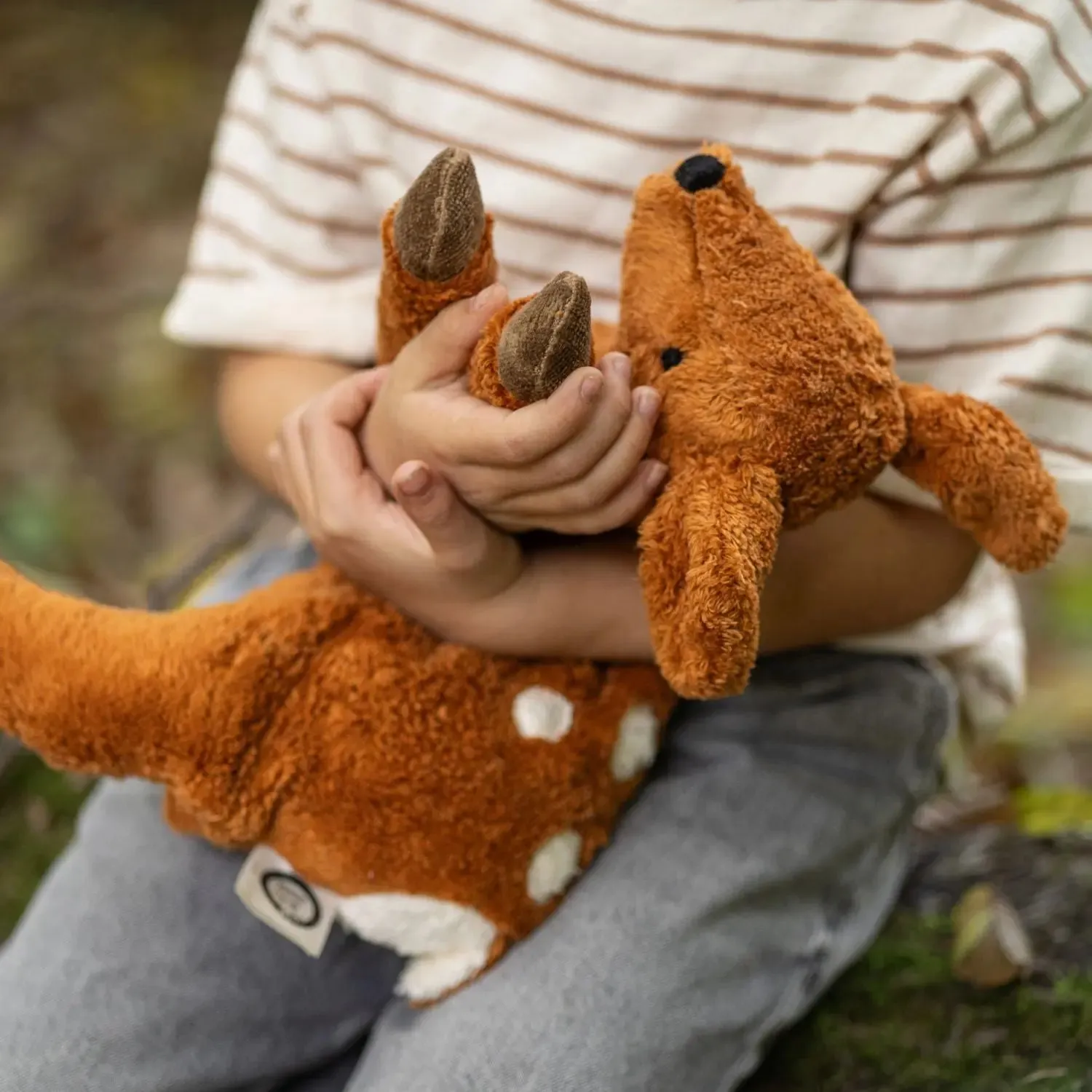 Senger Naturwelt doudou bouillotte faon coton bio
