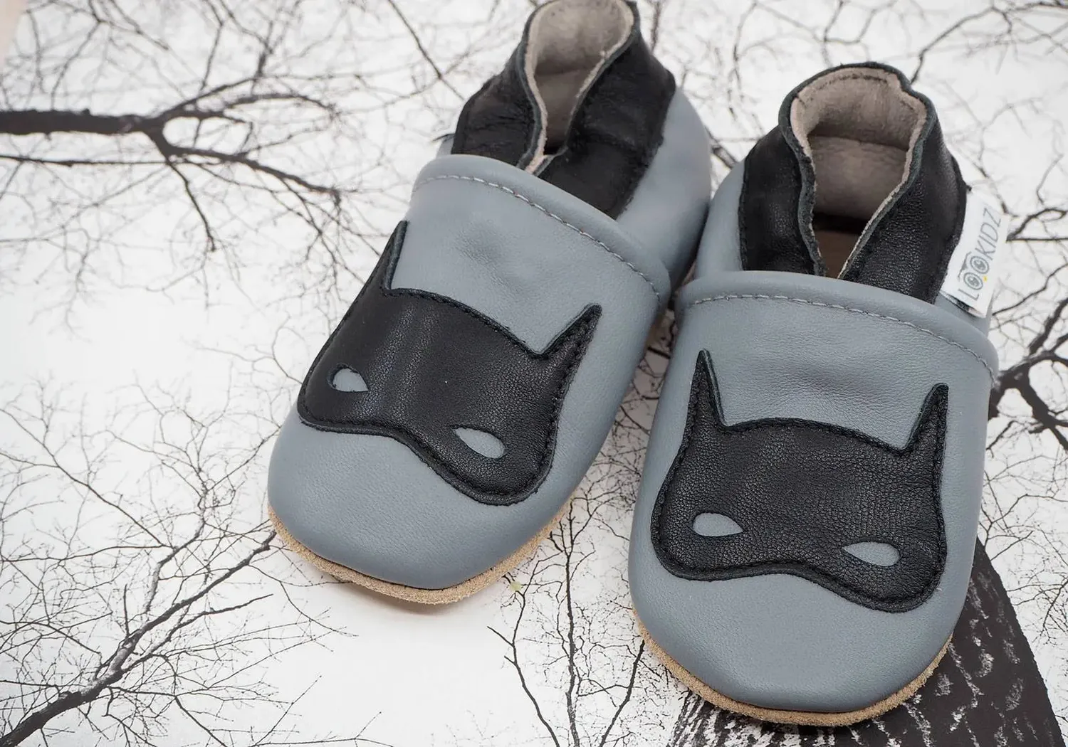Lookidz chaussons cuir souple bébé