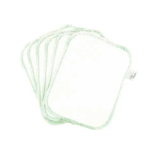 Lilybum lingettes lavables change bébé bambou lot de 6