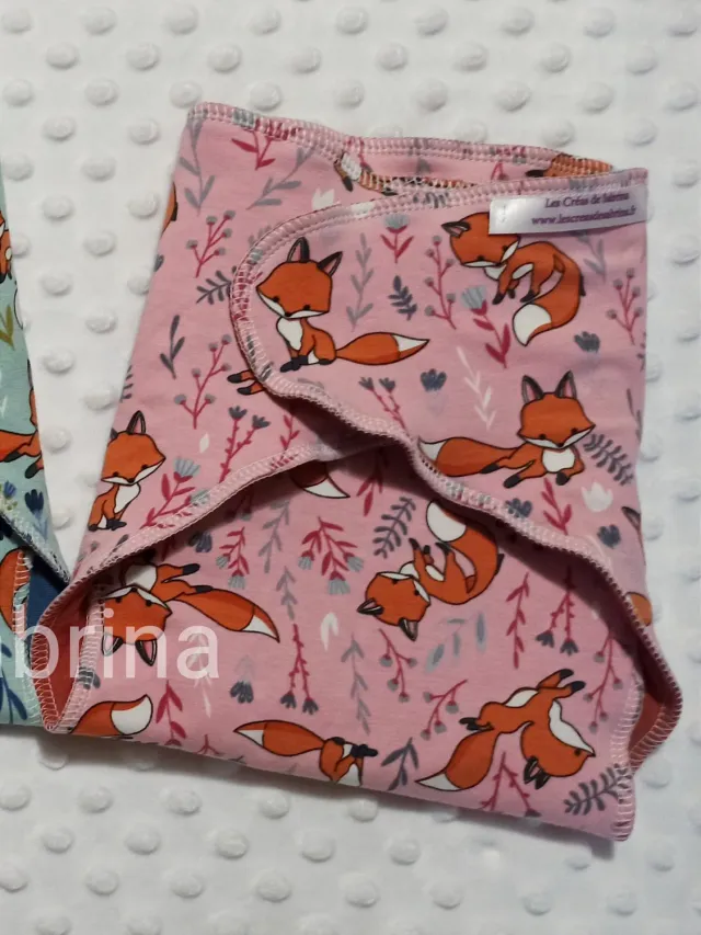 Les Créas de Sabrina couche lavable contour coton