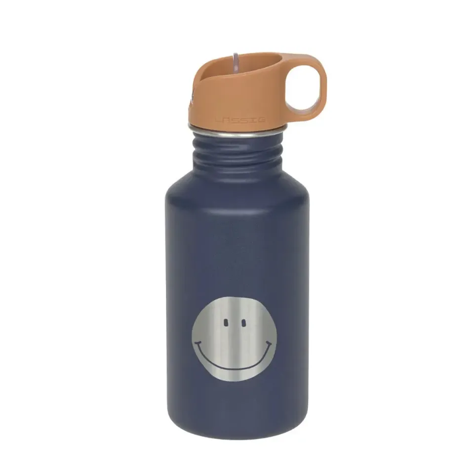 Lässig Little Gang Smiley gourde inox 500 ml incassable