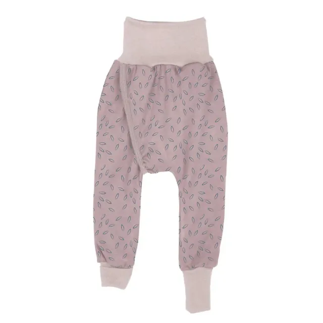 Popolini HNI pantalon apprentissage beige leaves coton bio