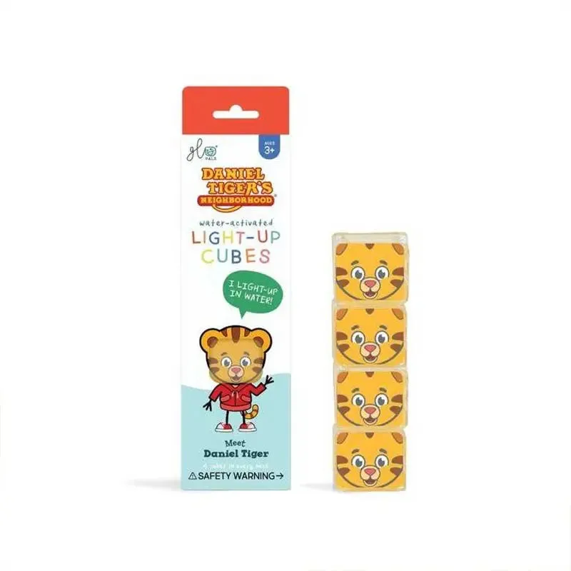Glo Pals lot de 4 cubes lumineux pour le bain