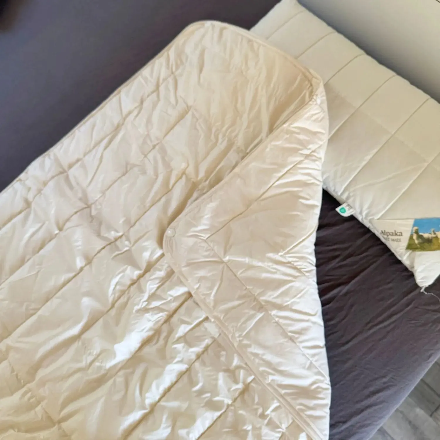 Sassoupi couette enfant 4 saisons laine bio 100x135 cm