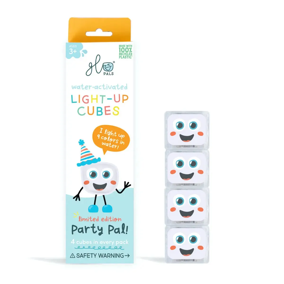 Glo Pals lot de 4 cubes lumineux pour le bain