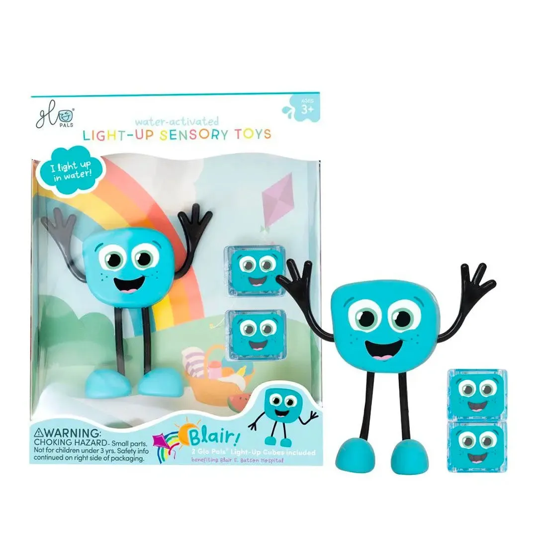 Glo Pals jouet bain lumineux sensoriel avec cubes