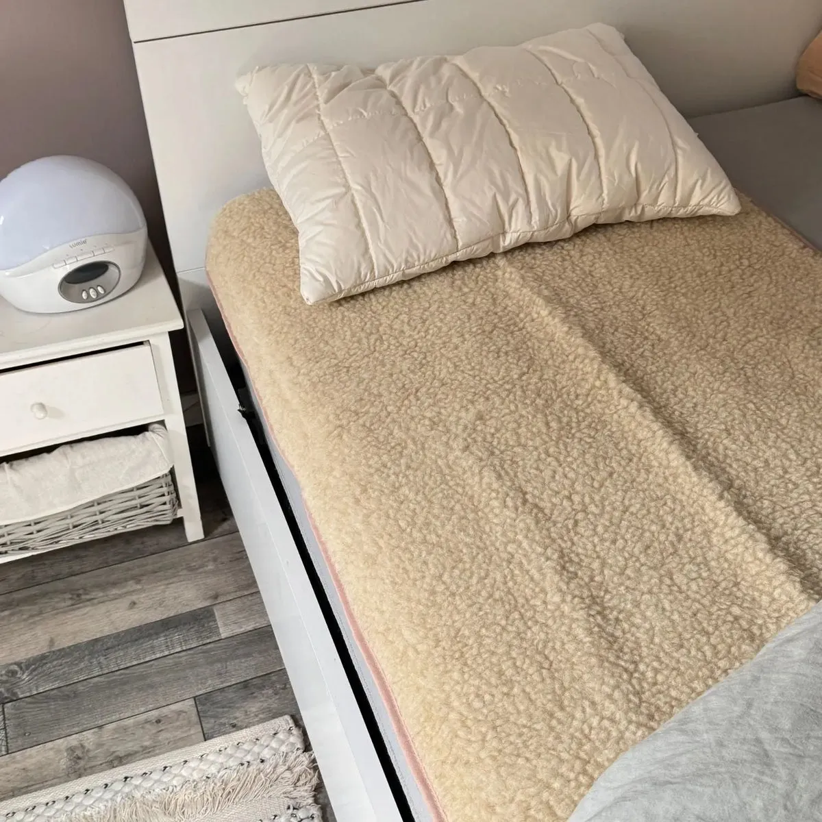 Sassoupi surmatelas fin laine vierge naturel