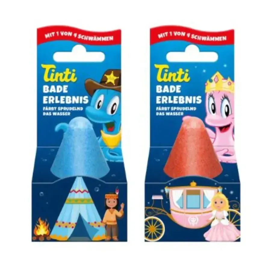 Tinti cône bain surprise enfant à l'unité couleur eau
