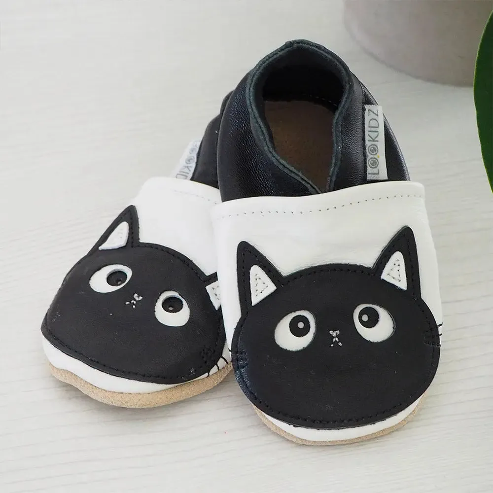 Lookidz chaussons cuir souple bébé 0-6 mois