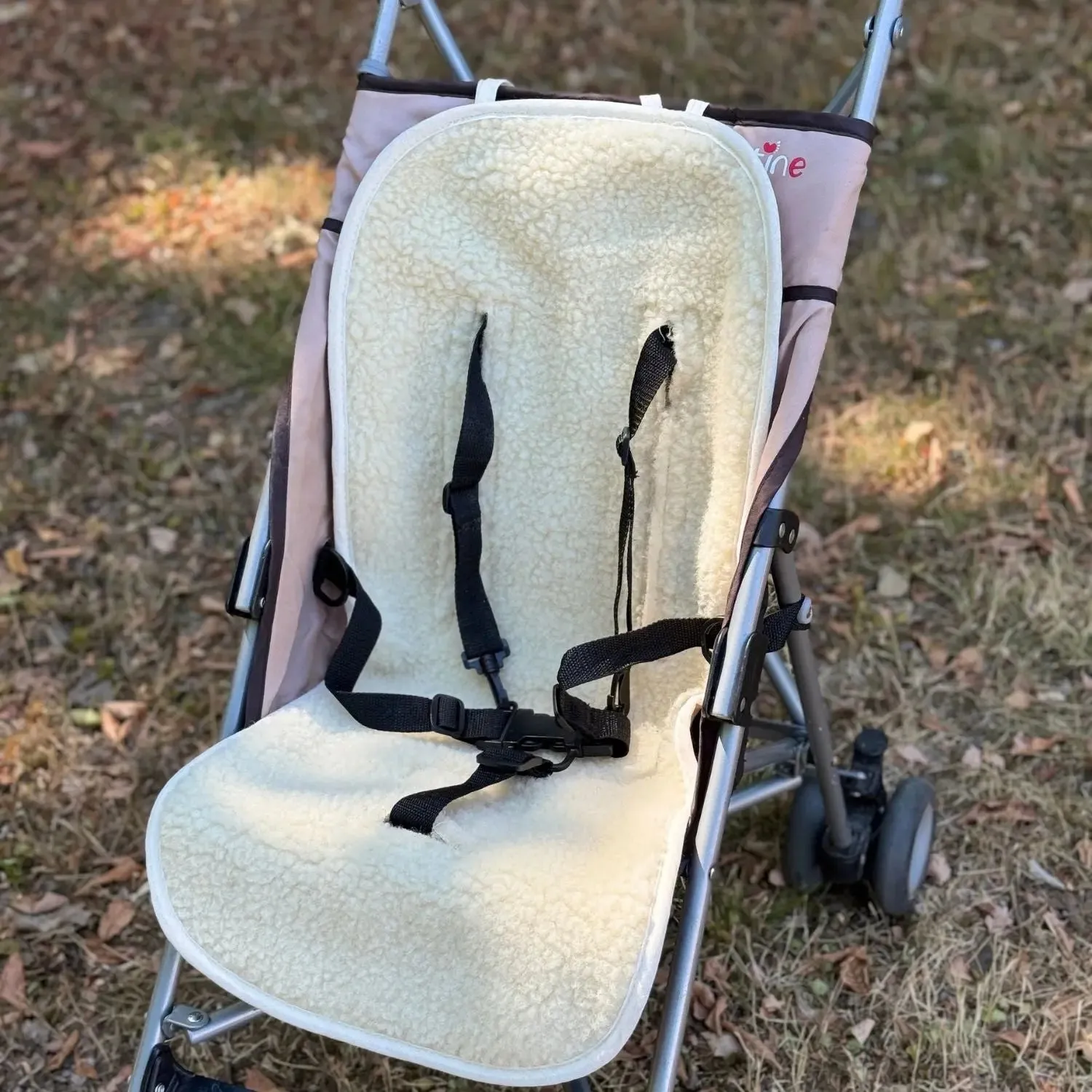 Sassoupi assise universelle laine poussette Naturel