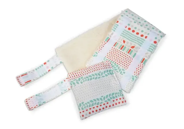Grünspecht bouillotte pochette ventre pépins raisin
