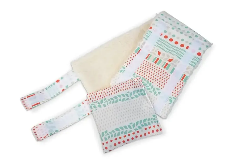 Grünspecht bouillotte pochette ventre pépins raisin