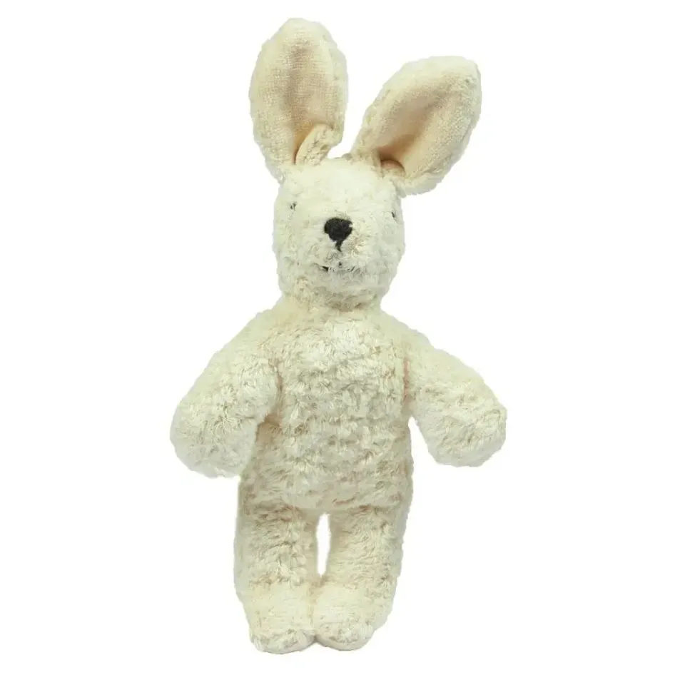 Senger Naturwelt doudou lapin en coton bio et laine naturelle