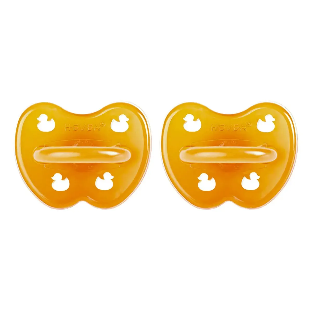 Hevea Canard sucette symétrique lot 2