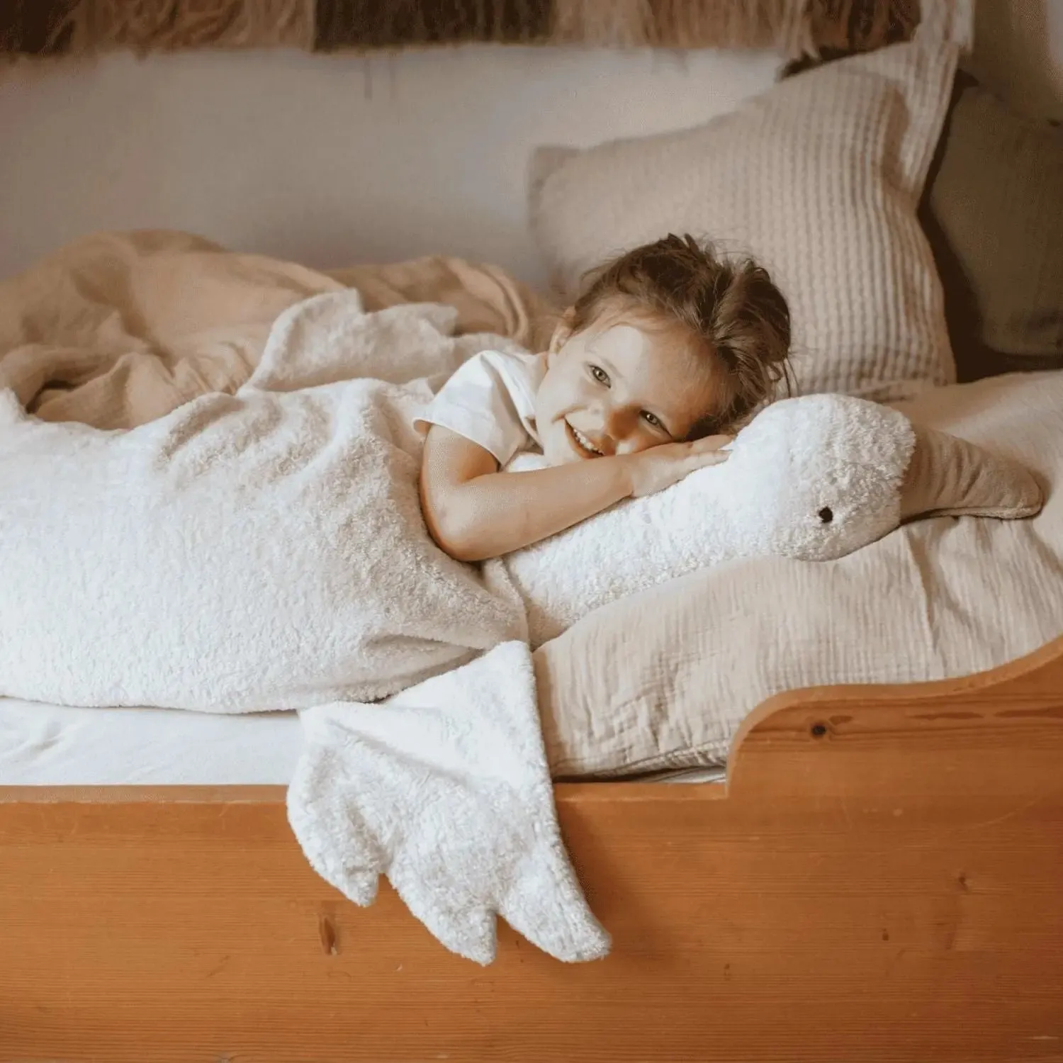 Senger Naturwelt Oie XL peluche bouillotte coton bio