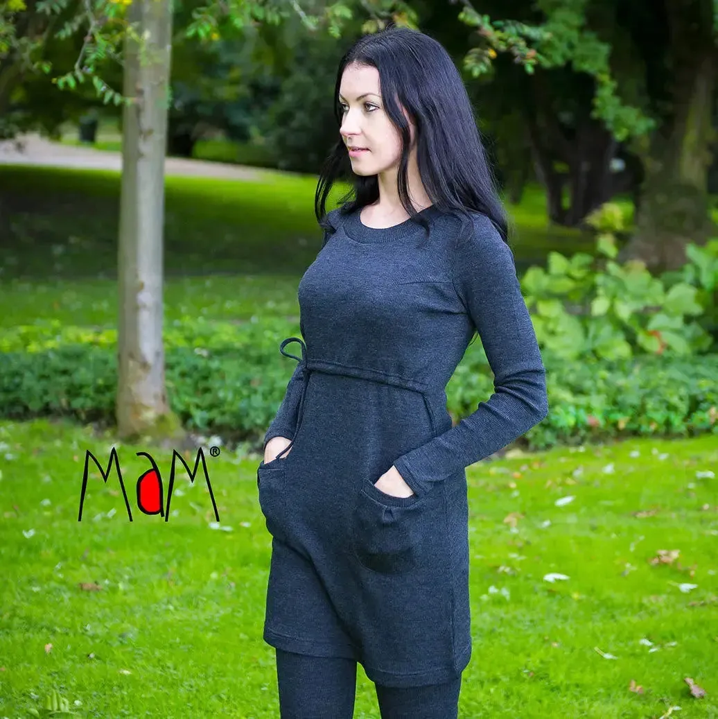 MaM MotherHood robe tunique allaitement laine mérinos