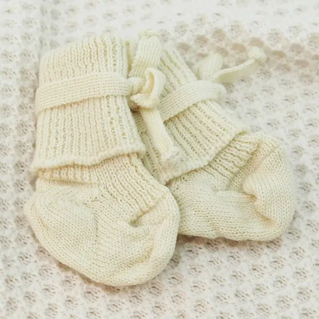 Hirsch Natur Chaussettes Pure Laine Nouveau-né