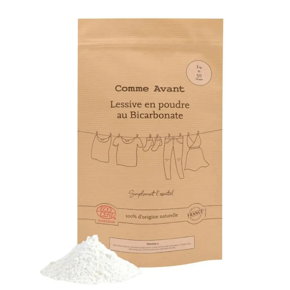 Comme Avant lessive poudre bicarbonate sans parfum