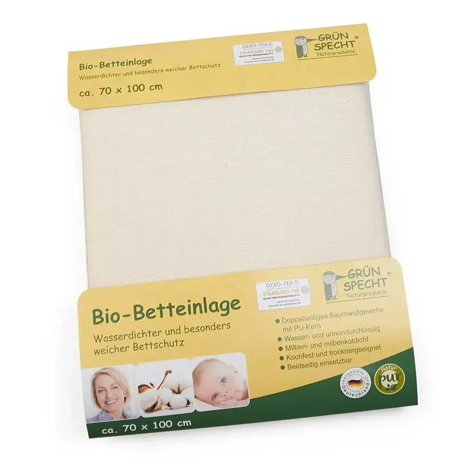 Grünspecht alèse imperméable coton bio